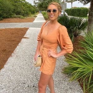 L*Space Penelope top & bottom set color:Toasted XS